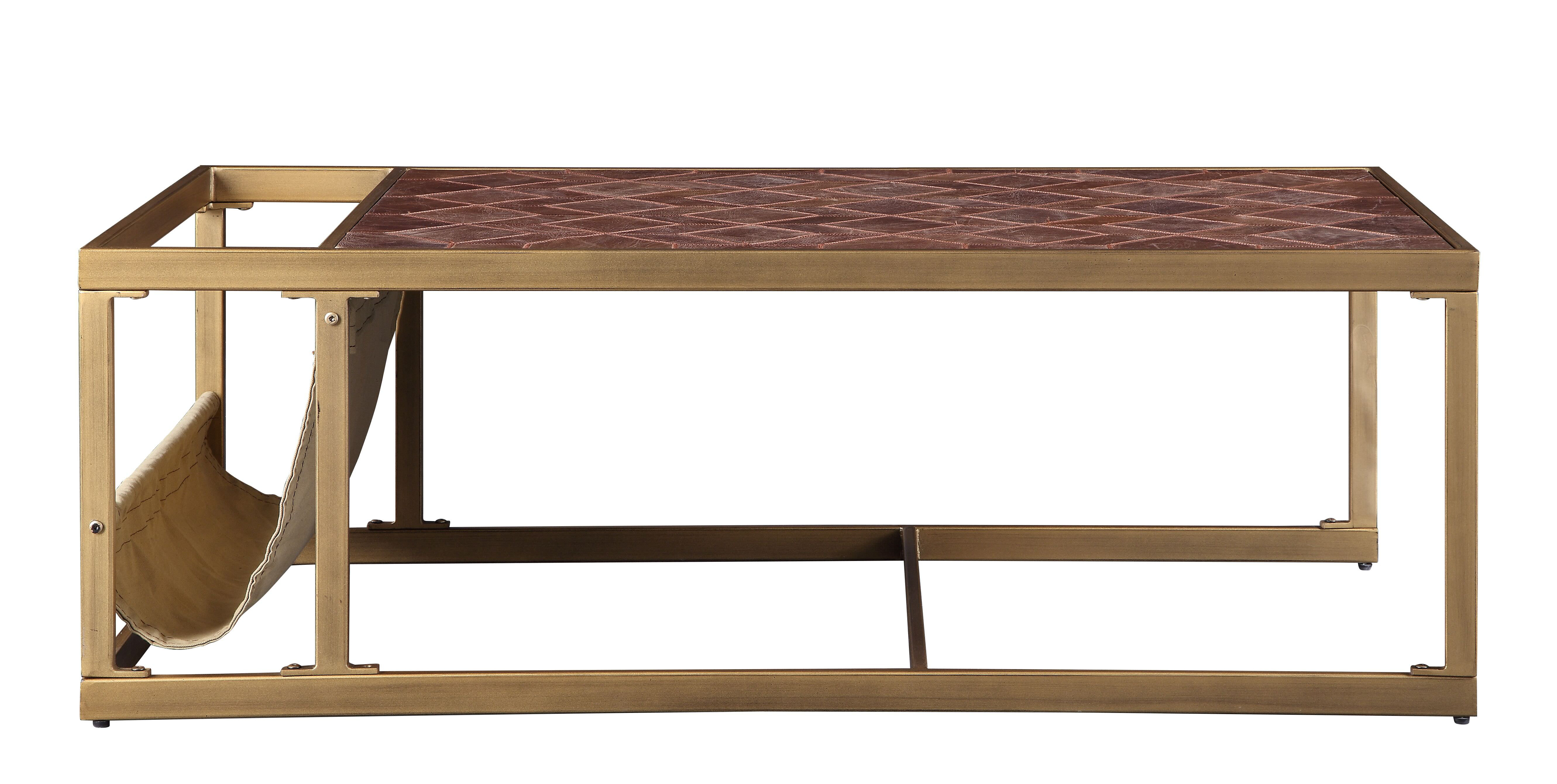 Everly Quinn Frame Coffee Table with Storage | Wayfair