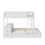 Lit superposé double avec lit gigogne simple, rangement et bureau-1371765100