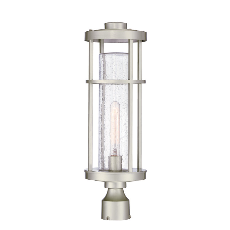 Tête de lanterne câblée à 1 lumière de 22,38 po Encompass, Aluminium satiné