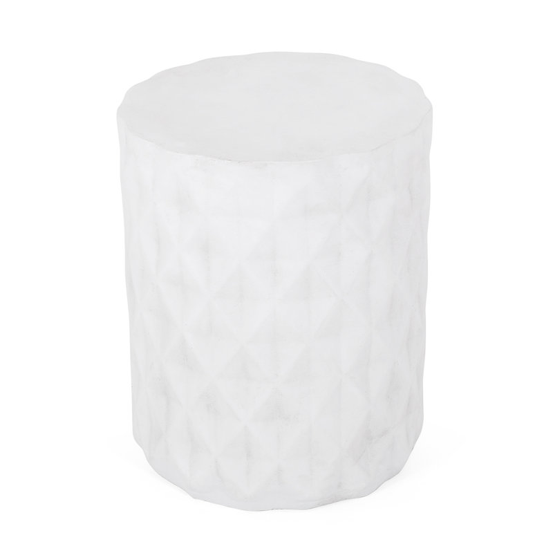 Outdoor Lightweight Concrete Side Table