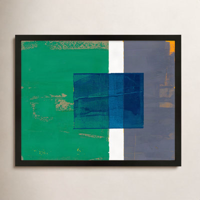 Bold in Blue " Bold in Blue 1 " Print by Andrea Stokes