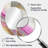 Pink And Gold Marble Abstract II - Pink Modern Oval Wall Mirror-445346573