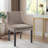 Demarrion Modern Extra-Wide Corduroy Upholstered Dining Side Chair – Solid Wood Frame, Ergonomic Full-Back Comfort-899067725