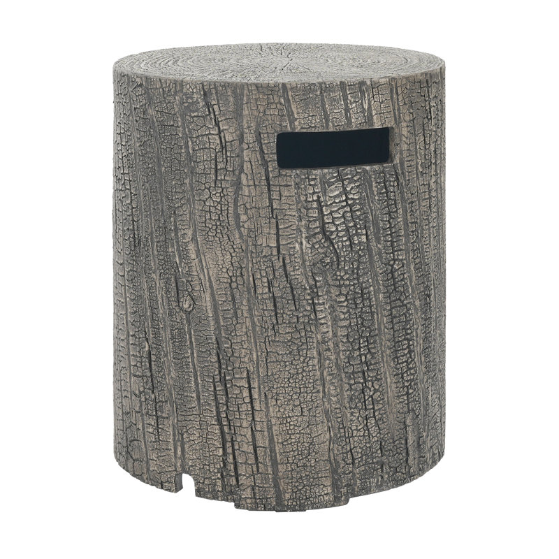 Porte-réservoir d'extérieur en oxyde de magnésium Bruno, Gris clair