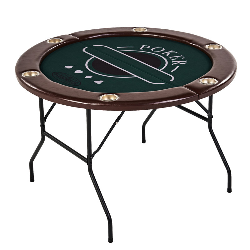 Table de poker pliante Barrington pour 6 personnes avec jetons de poker et ensemble de cartes