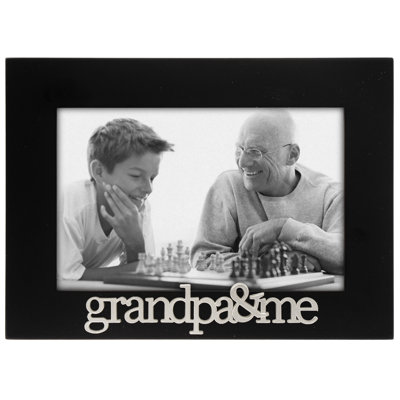 Black Wood Embossed Picture Frame