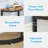 2-Tier Semi-Circle End Table
