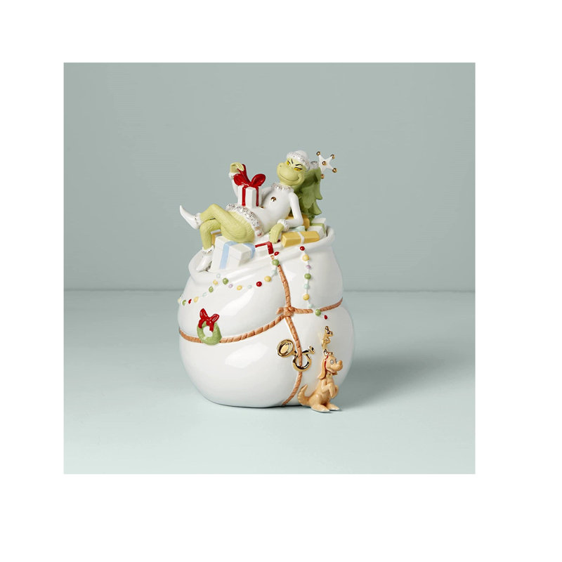 MERRY GRINCHMAS Grinchie 120 qt. Cookie Jar