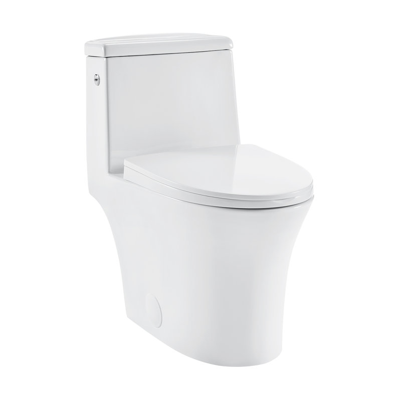Hugo Dual-Flush Elongated One-Piece Toilet (Seat Included)
