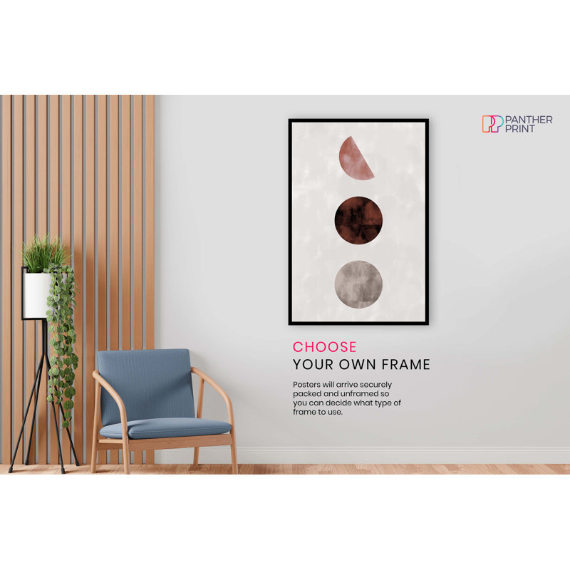 Planet Geometric Shapes - No Frame Painting, 46cm H x 31cm W