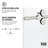 Elan 56-60" W x 74" H Sliding Frameless Shower Door with 3/8" Fluted Glass-98714580