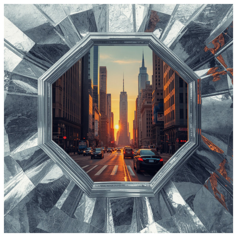 Housses de couette City Sunset, Lit simple