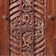 Armoire de rangement pour chaussures sculptée de style thaïlandais