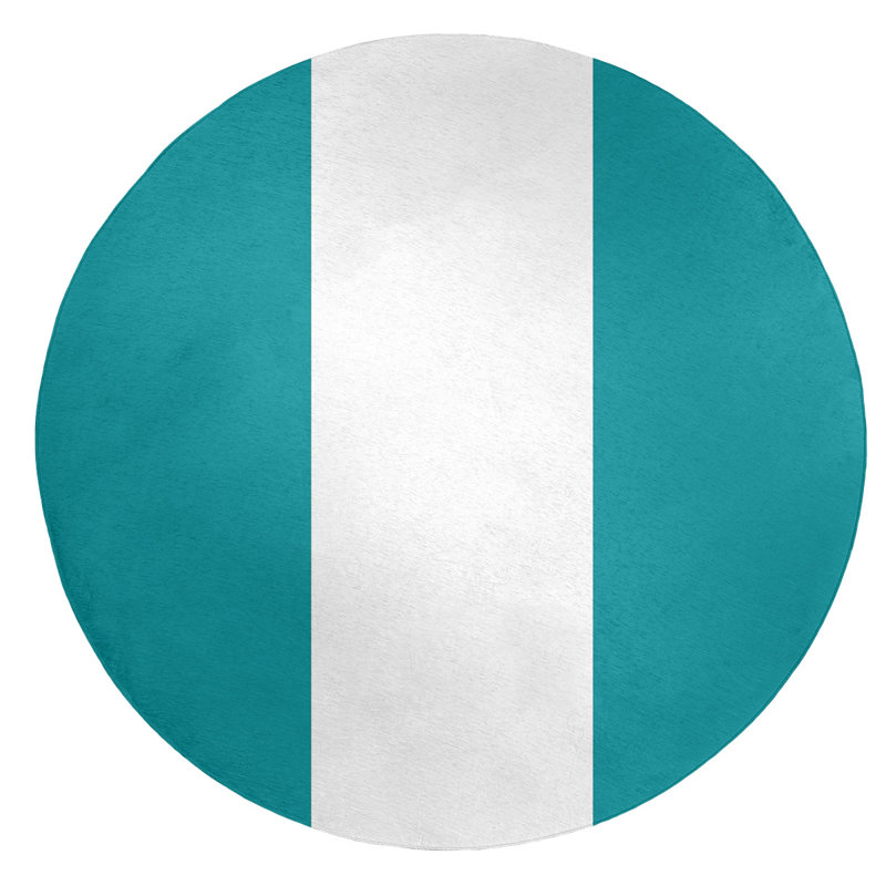 Chenille Indoor Rug, Round 5'