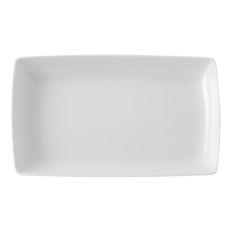 Carré White Porcelain Appetizer Plate