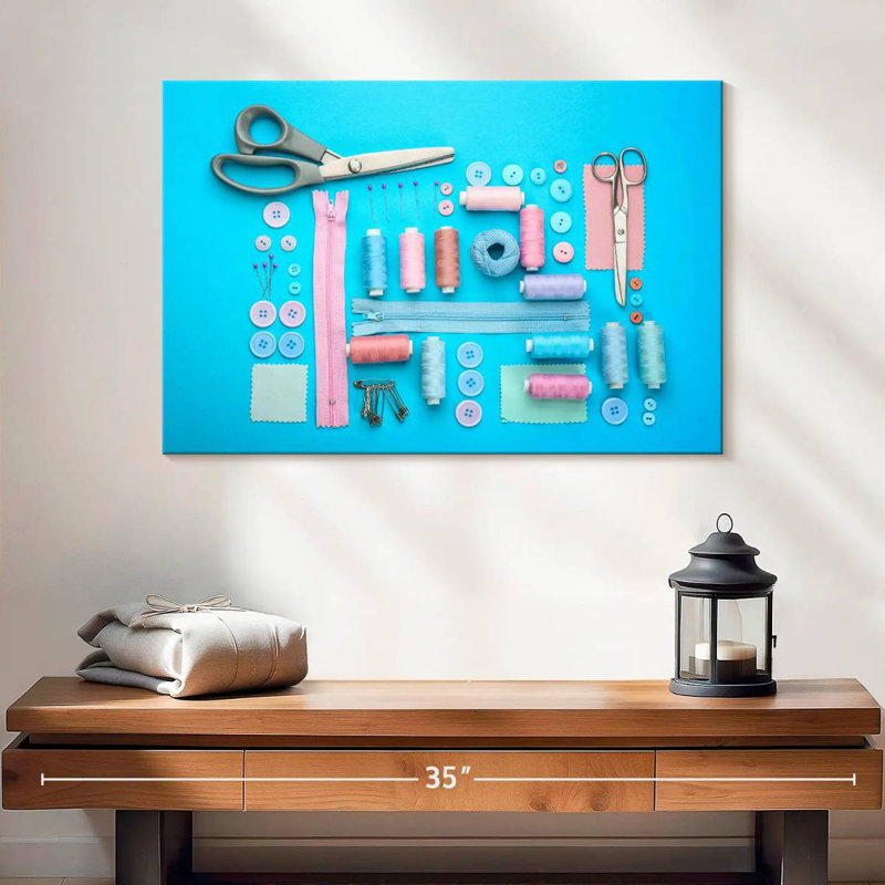 Senne Pastel Sewing Tools, 20" H x 30" W