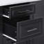 Îlot de cuisine avec rangement, armoire à poubelle inclinable et organisateur d'armoire coulissant, armoire d'appoint roulante