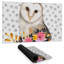 Tapis de bureau «Beautiful hibou» - 14,00 po x 24,25 po