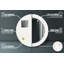 Huldar Glass Flat Wall Mirror