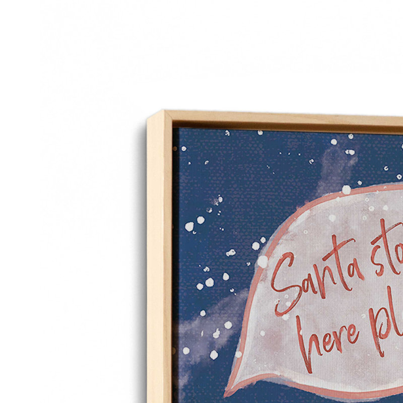 «Snowy Toy Shop Evening», ensemble de 2 impressions sur toile, H 13 po x l 18 po, Impression encadrée sans passe-partout