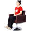 Fauteuil de coiffure de qualité supérieure pour les salons professionnels aux caractéristiques avancées