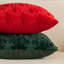  Housse de coussin géométrique en fausse fourrure