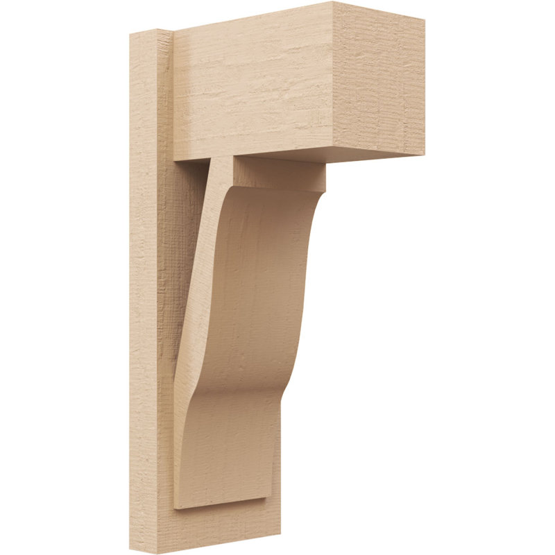 Bois de cèdre brut Funston Block TimberThane Perspector, brun clair apprêté, H 24 po x l 8 po x P 12 po