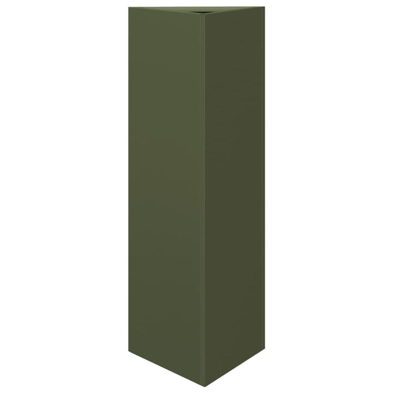 Alicija Planter Box, Olive Green, 75cm H x 30cm W x 26cm D
