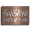 «Sunshine State of Mind» par Lettered & Lined, art mural en métal-408090679