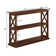 Arthella 3-Tier X-Design Console Entryway Sofa Table With Shelves