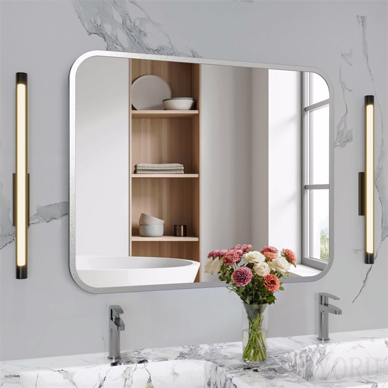 Miroir de meuble-lavabo de salle de bain pour miroir rectangulaire au-dessus de l'évier
