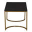 Table basse Halfmoon en chêne noir et fer doré-1140927564