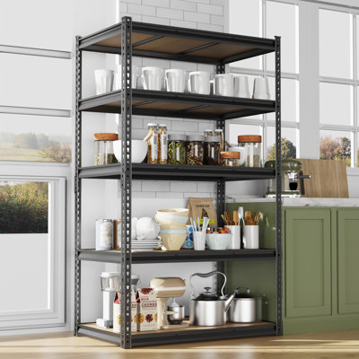 Rack Storage Shelf 4 Layers Adjustable Spacing Steel