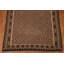 Tapis oriental brun en laine Kilim 7 x 10