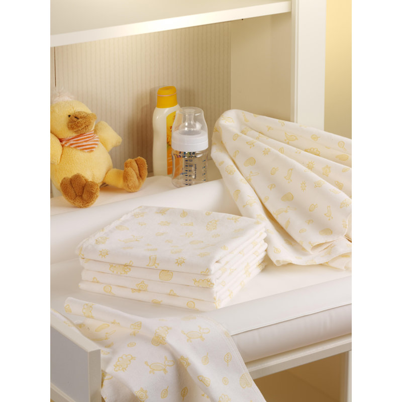 Kailyn Animals Friends Diaper Stacker, White