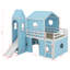Lit mezzanine double avec tour-1181027166