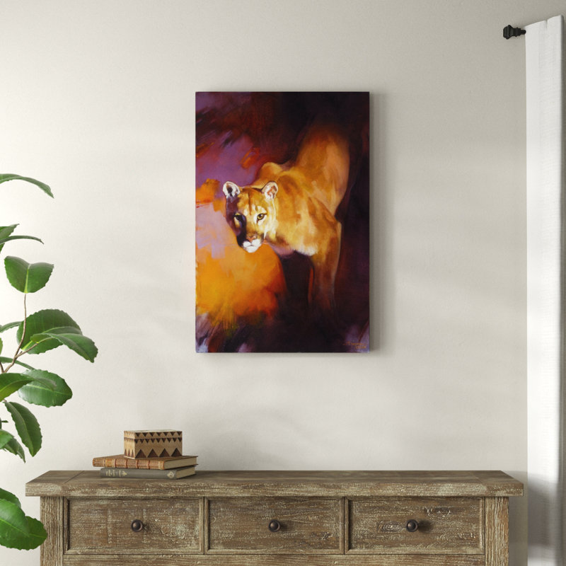 'Out of the Shadows' by Julie Chapman - Painting Print, 30cm H x 20cm W, Wrapped Canvas