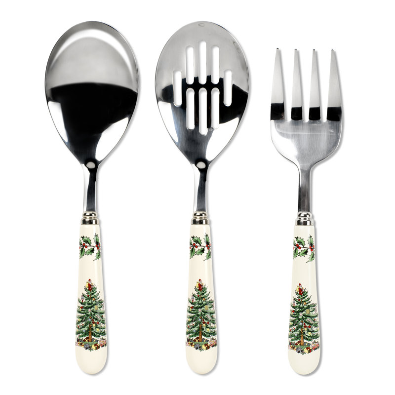 Spode Christmas Tree 3-Pc Cutlery Set