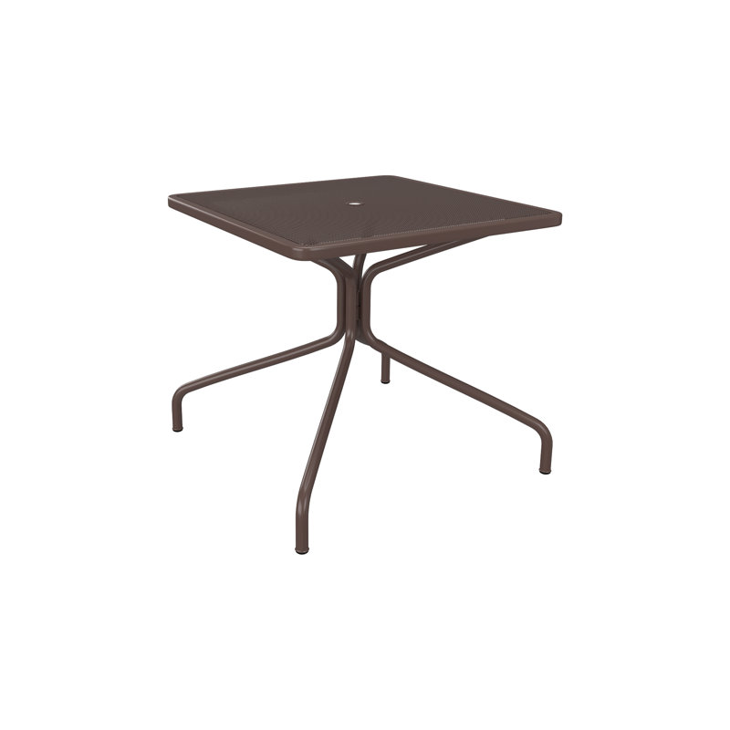 Table de salle à manger carrée, L 32 po x L 32 po x H 29,50 po, Bronze