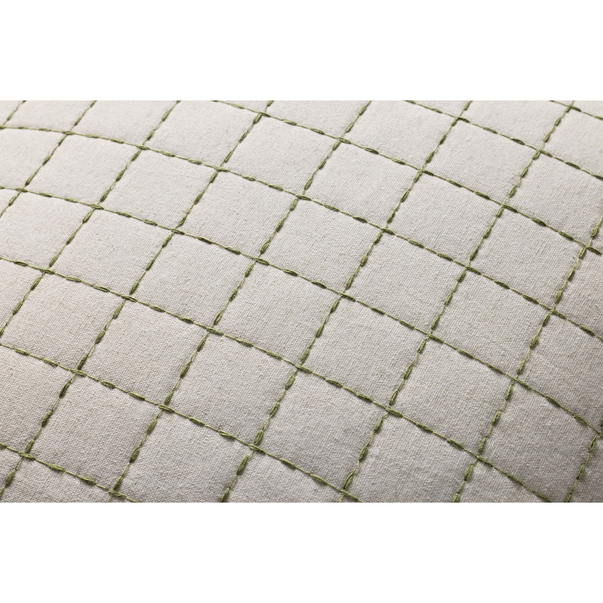 Magnolia Home by Joanna Gaines x Loloi Hattie Accent Pillow, Down / Feather, Square 22"