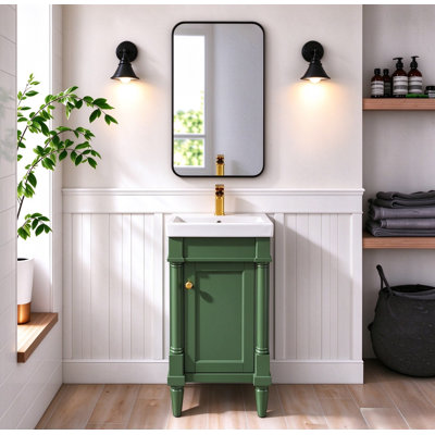 Ensemble de meuble-lavabo simple 17,5 "Makris
