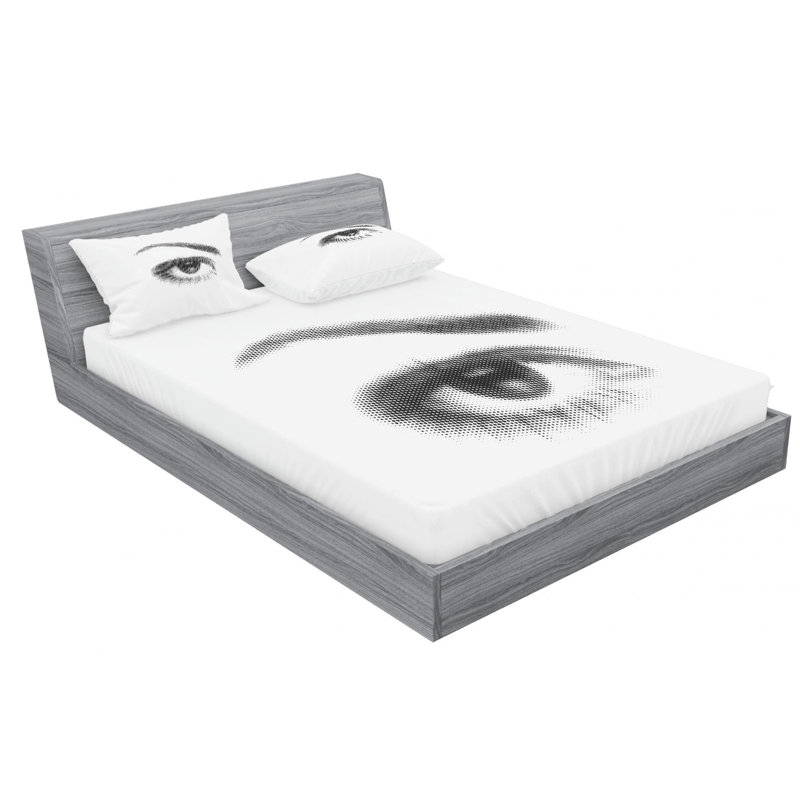 Microfiber Sheet Set, Queen Sheet Set + Fitted Sheet + 2 Pillowcases