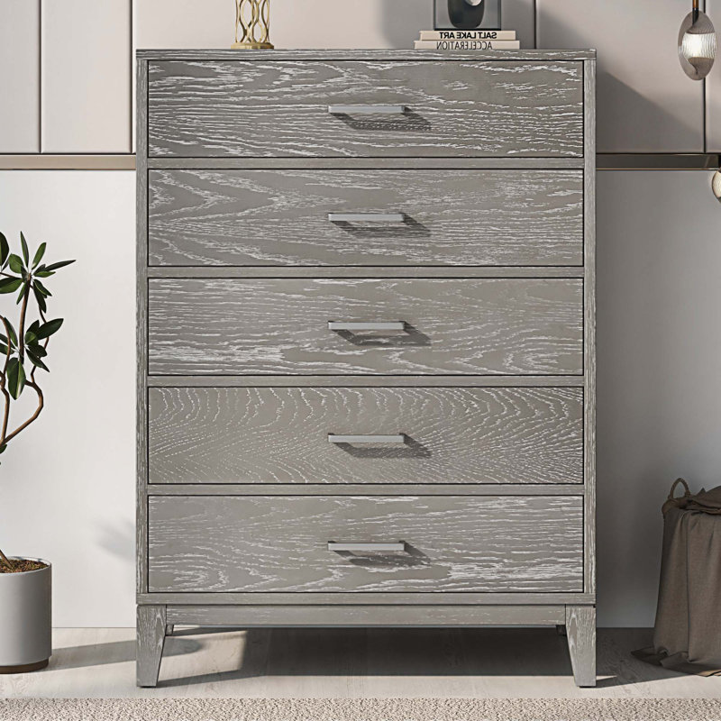 Commode 5 tiroirs l 33,5 po