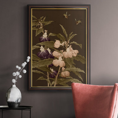" Asian Brocade IV " Watercolor Painting