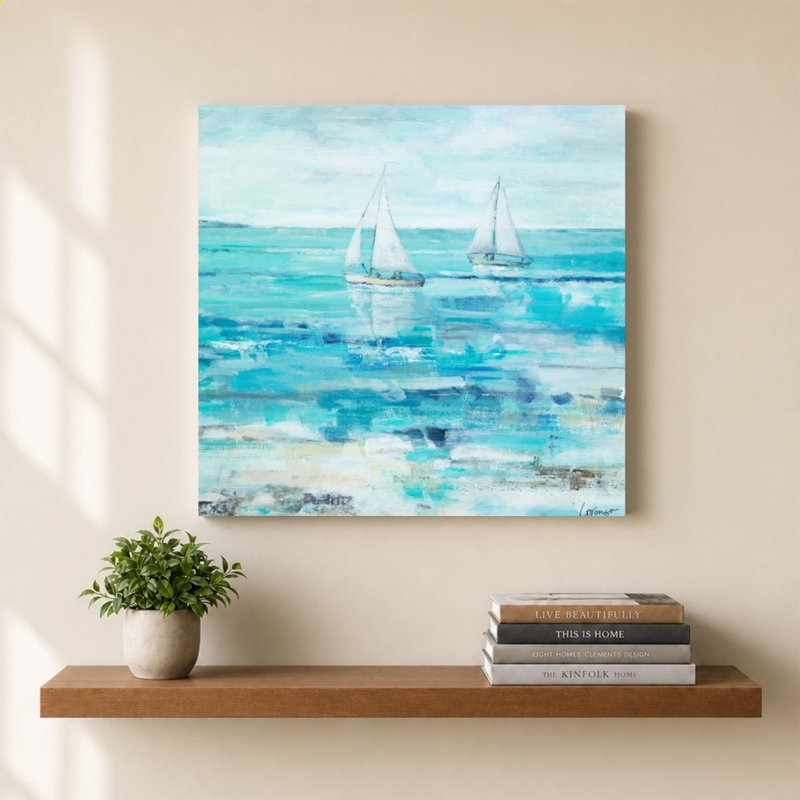 Duo de voiliers par Lorenzo Collective - Impression sur toile