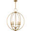 Lustre à 5 lumières Zayan-643109793
