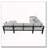 U-Shaped Outdoor Sectional Sofa Set with 5.9" -Thick Cushions for 5-6 People-1500078966