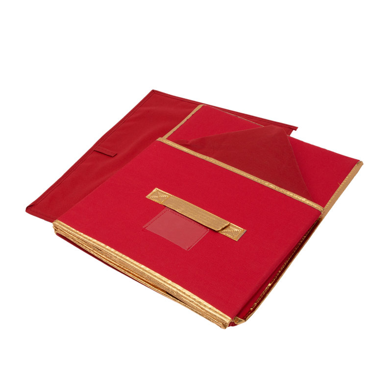 Boîte de rangement des Fêtes, H 9,84 po x l 15,75 po x P 11,81 po