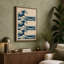 Great Wave Triptych Japandi - Wrapped Canvas-680982415-680982401