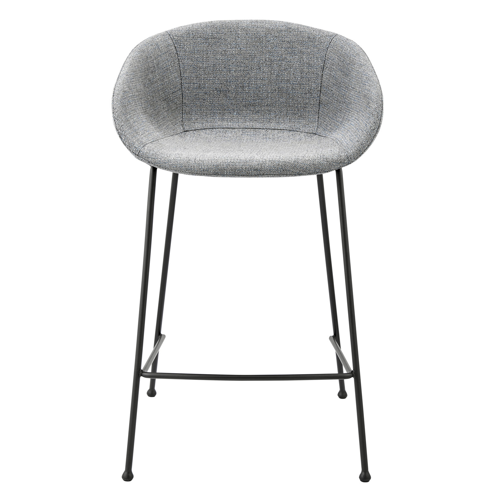 Ardea Counter & Bar Stool, Counter Stool (25.6" Seat Height), Gray Blue Faux Leather